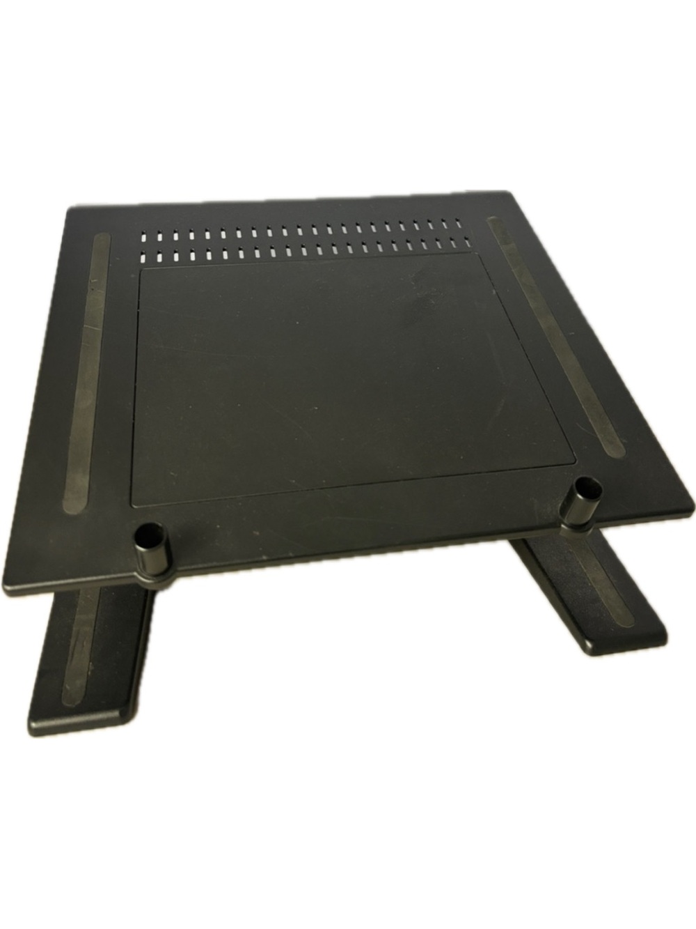 Adjustable Black Laptop Stand with Ventilation